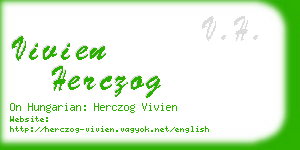 vivien herczog business card